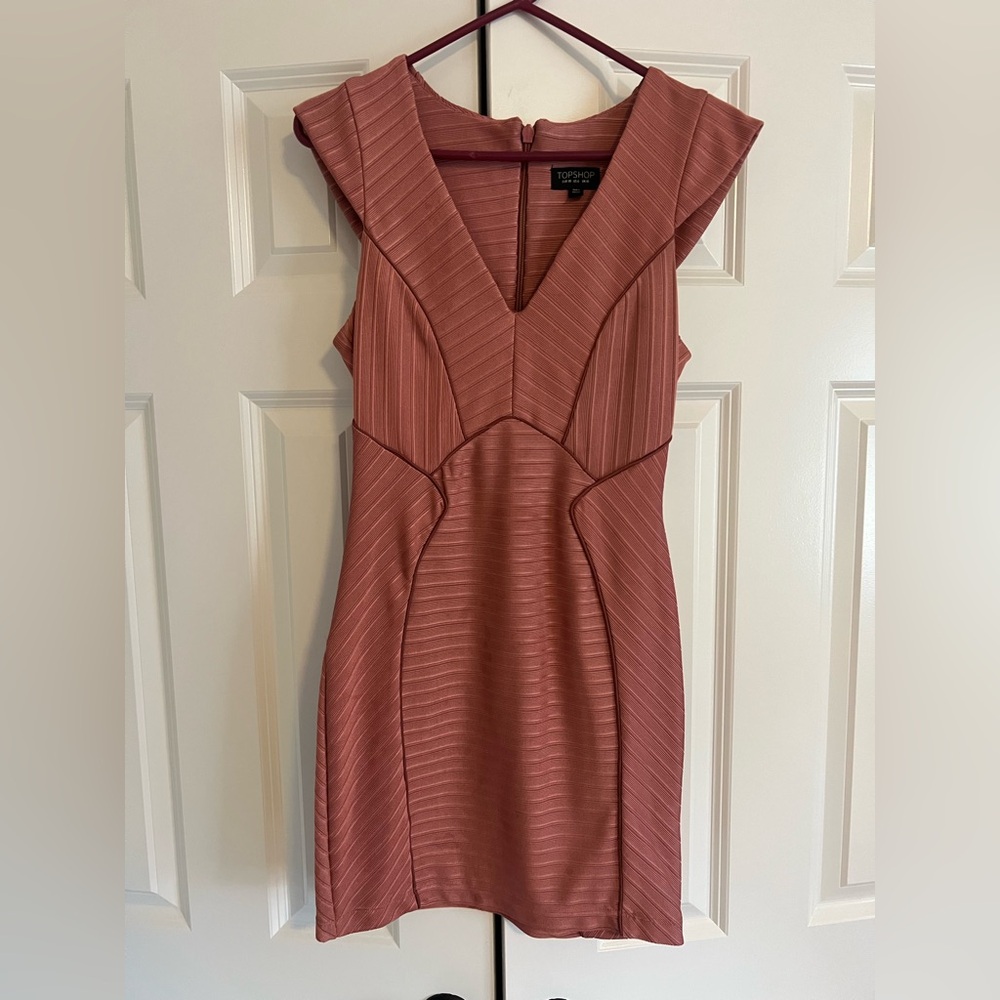 Topshop Mauve Mini Dress